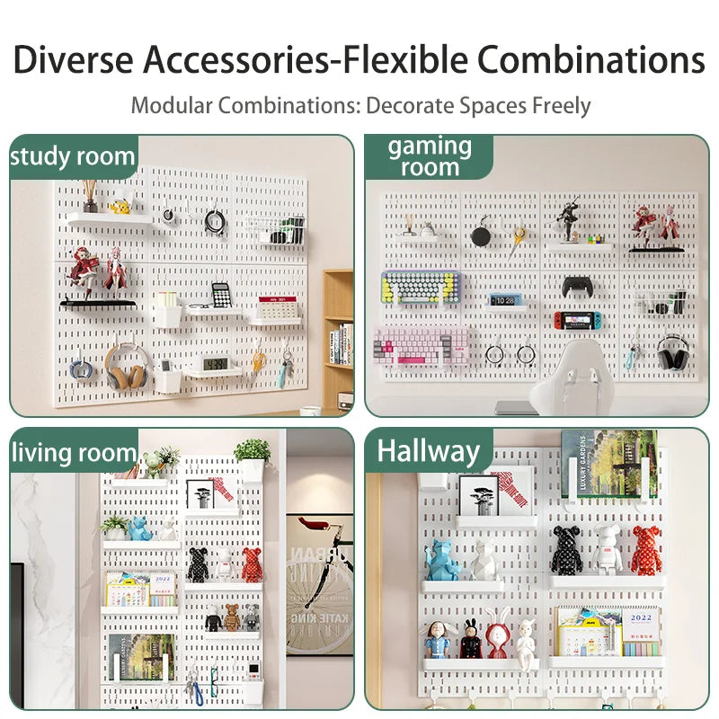No-Holes Wall Pegboard Organizer
