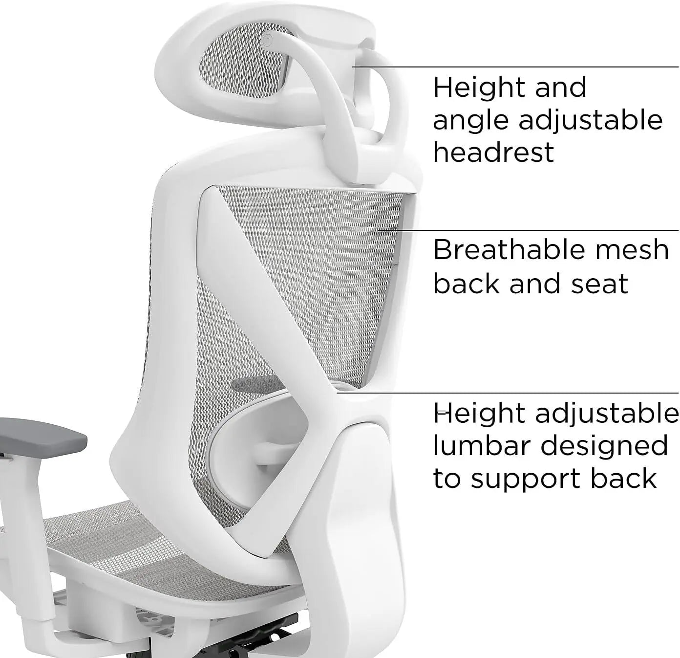 Gray Mesh Task Chair