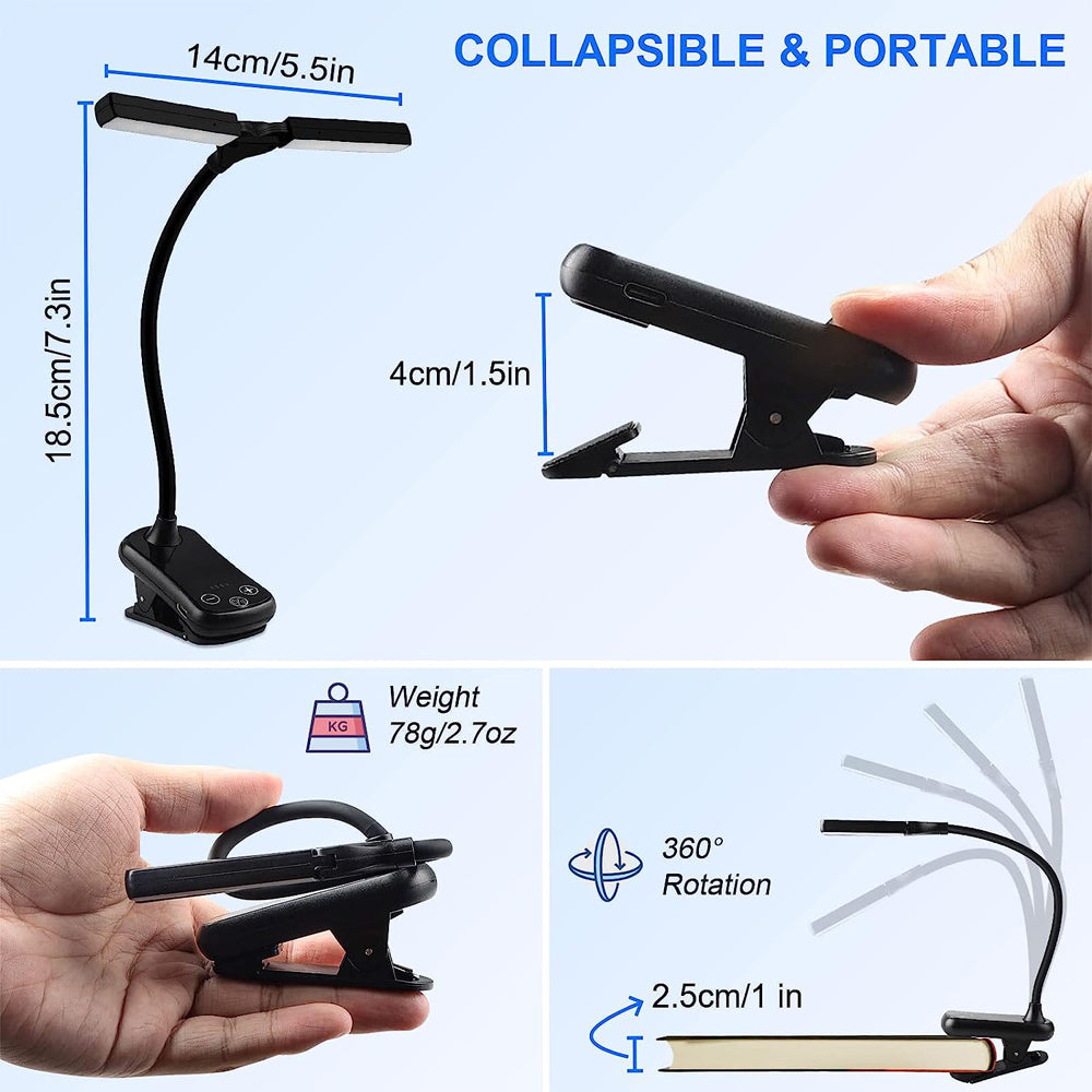 14-LED Clip-On Book Light