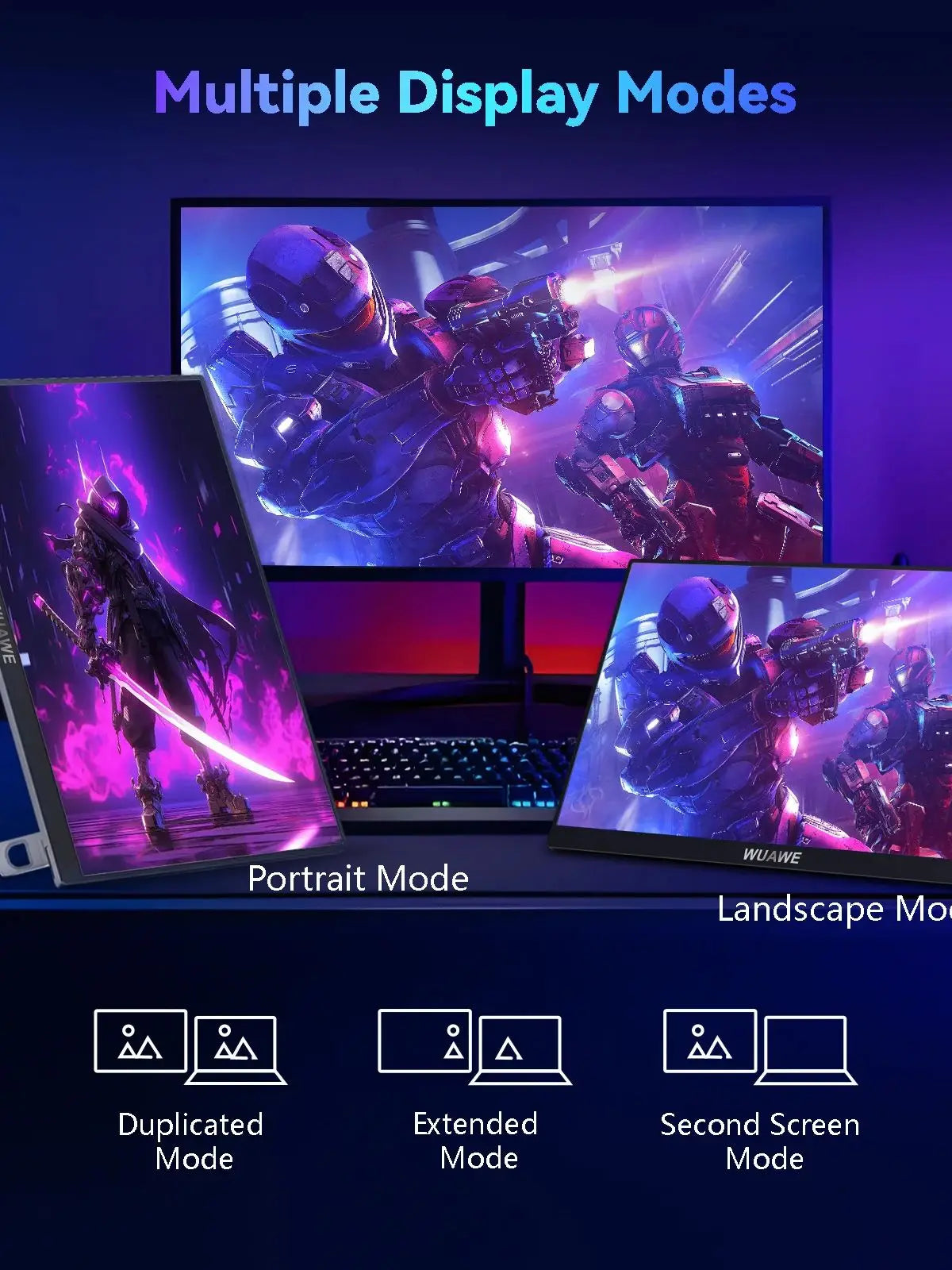 16" 120Hz Portable Monitor 1920x1200 HDR