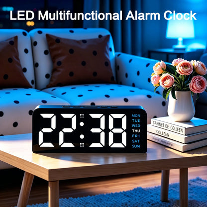 Mini Alarm Clock with Night Light