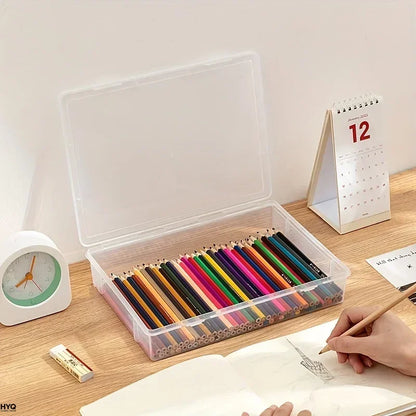 Clear Plastic Pencil Case Organizer