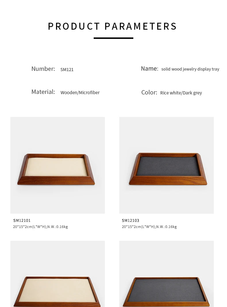 Luxury Wooden Bracelet Organizer Tray