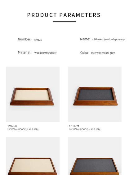 Luxury Wooden Bracelet Organizer Tray