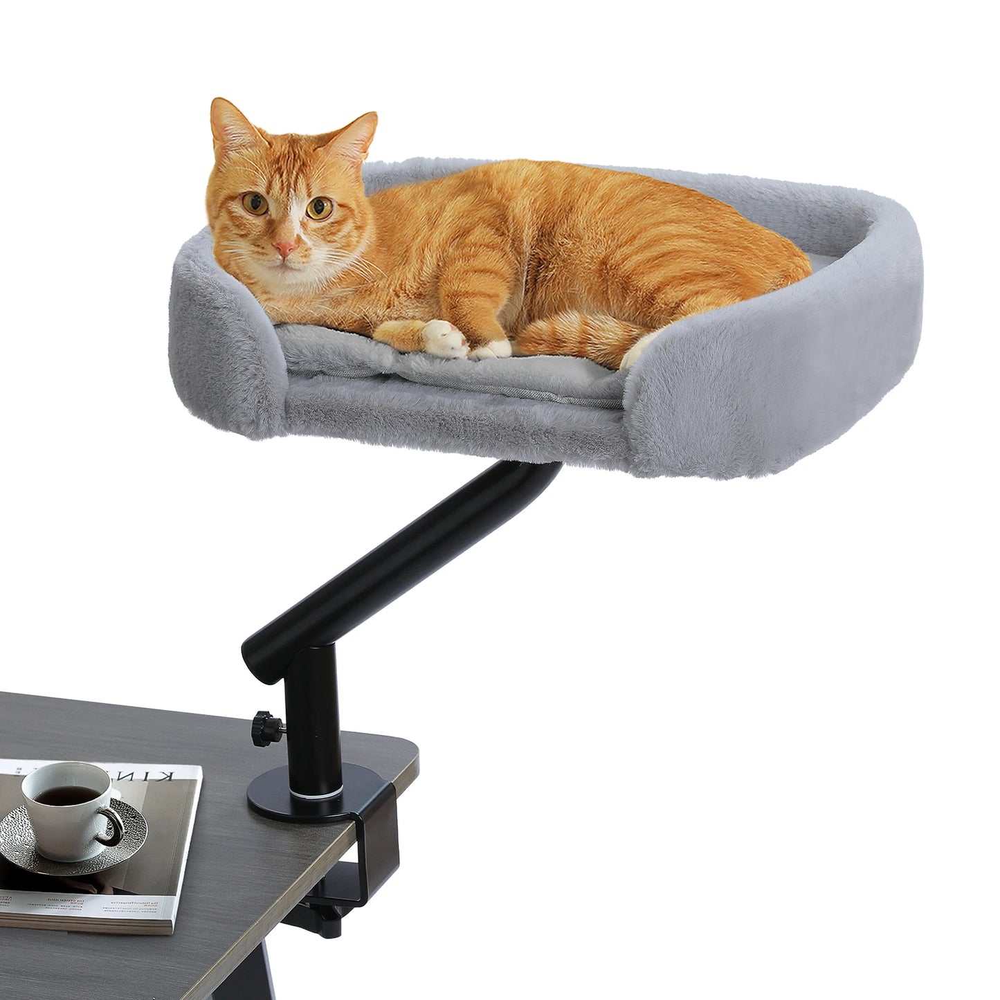 360° Rotatable Cat Desk Bed