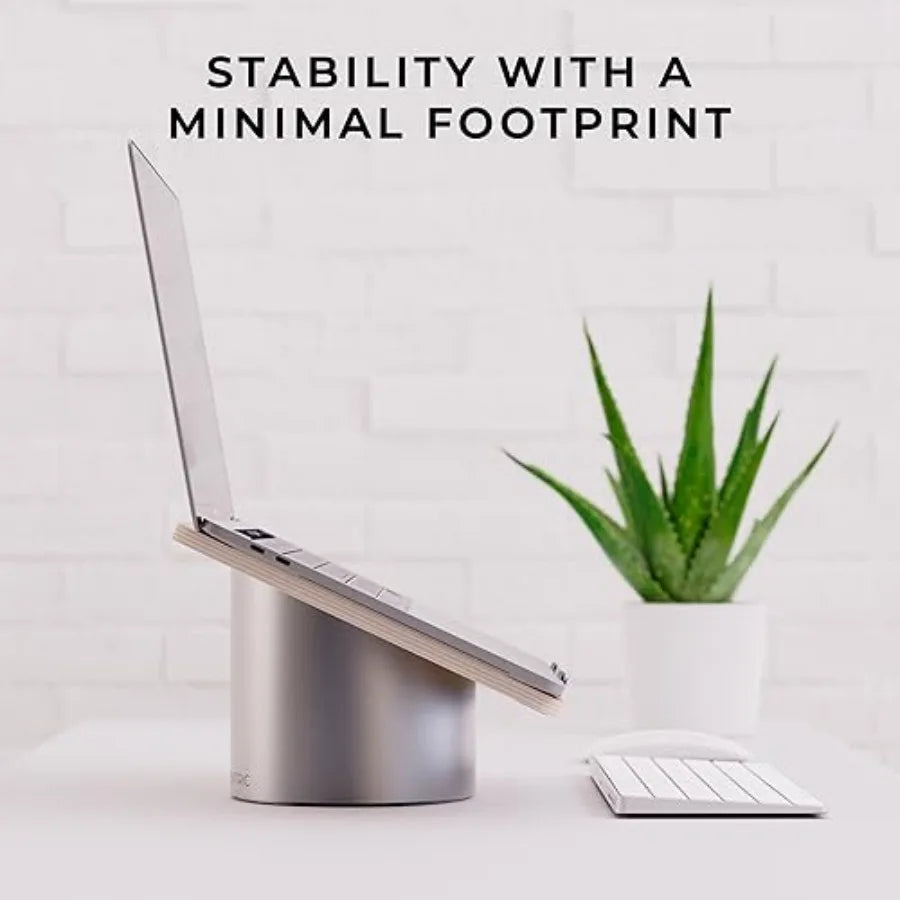 Adjustable Wood Laptop Stand for Desk