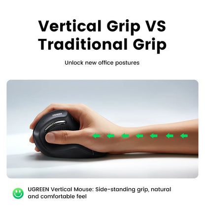 Vertical Ergonomic Wireless Mouse