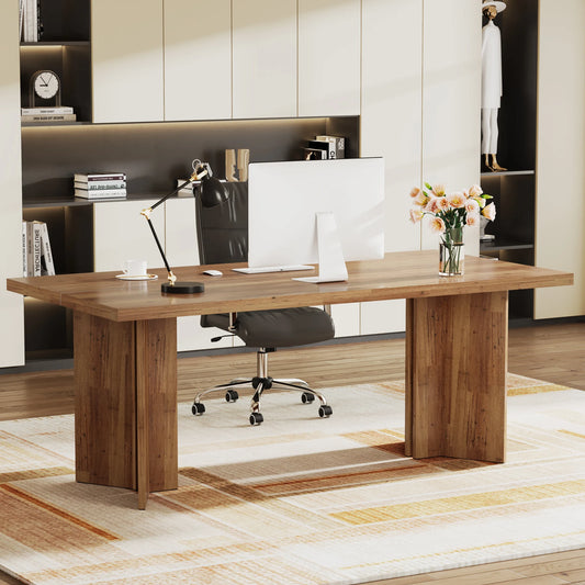 Vintage Farmhouse Executive Desk