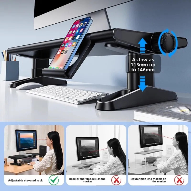 Adjustable Multi-Layer Monitor Riser