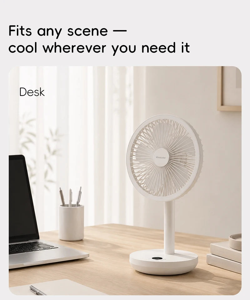 Smart Oscillating Desk Fan
