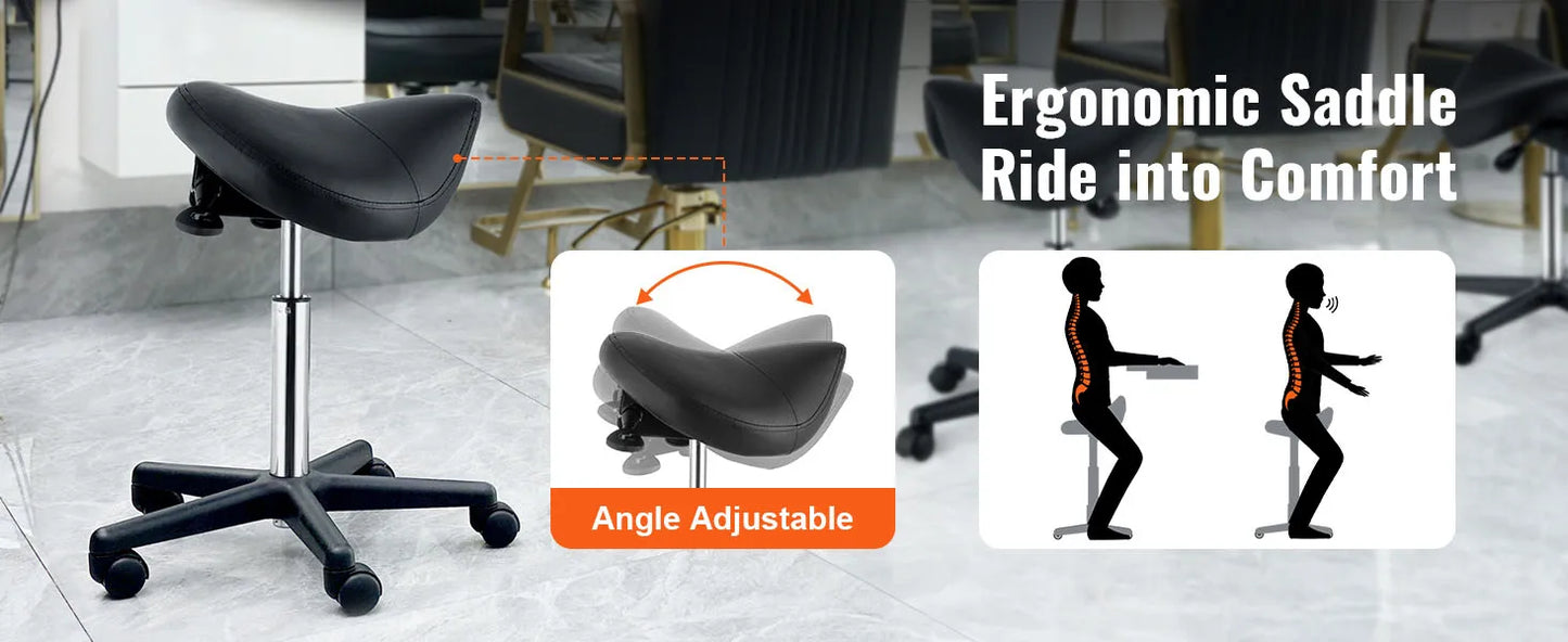 Adjustable Saddle Stool
