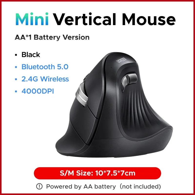 Vertical Ergonomic Wireless Mouse