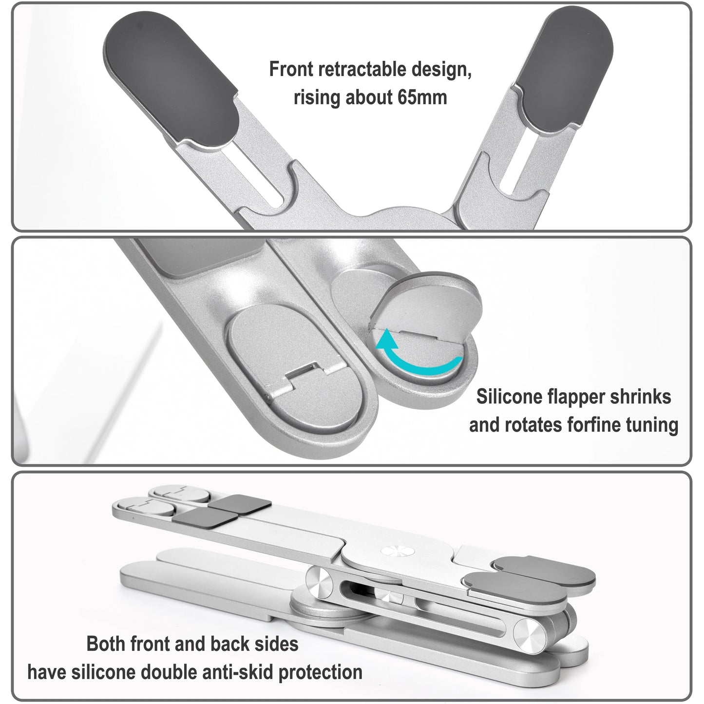 360-Degree Aluminum Laptop Stand