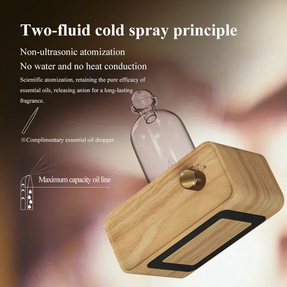 Waterless Nebulizing Essential Oil Diffuser
