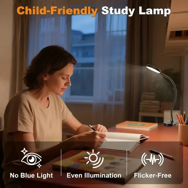 3.5in LED Clip Desk Lamp