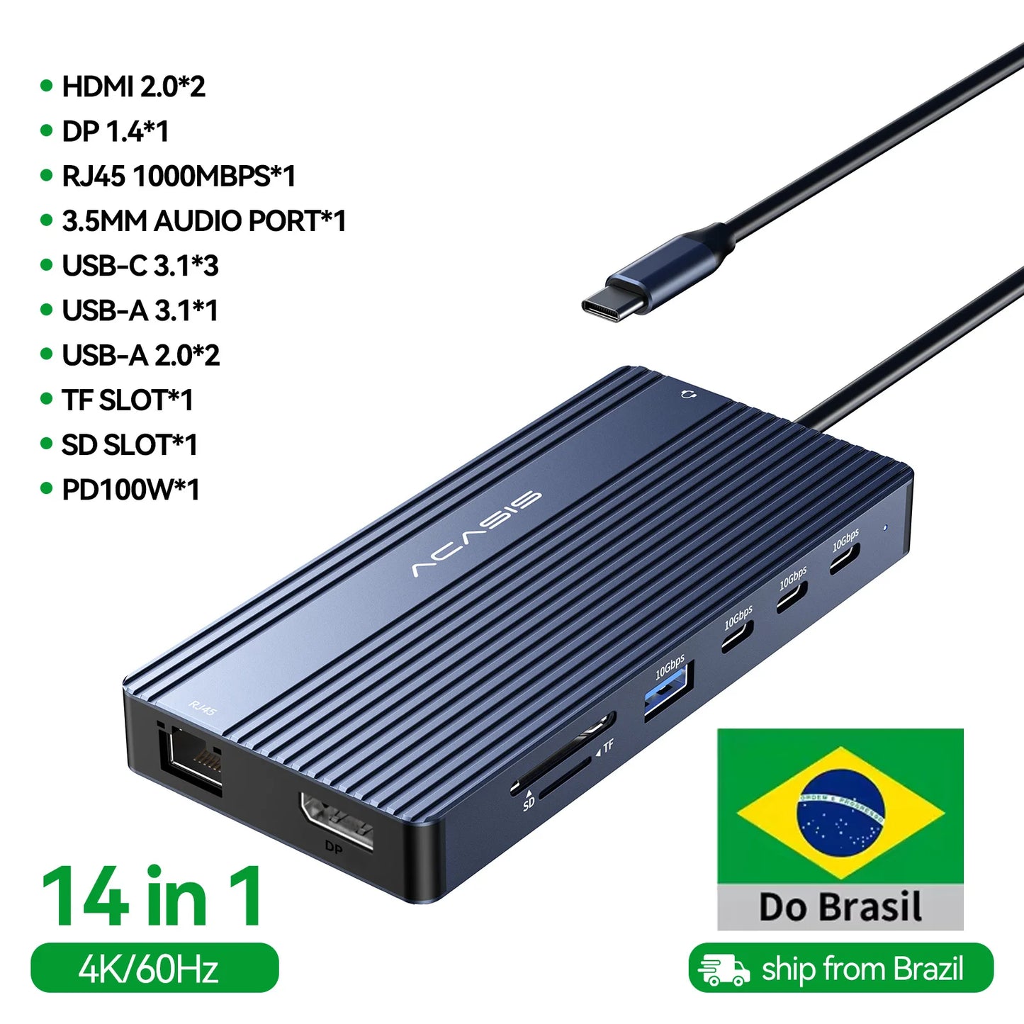 Acasis 14-in-1 Docking Station