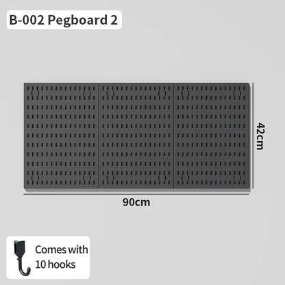 No-Holes Wall Pegboard Organizer