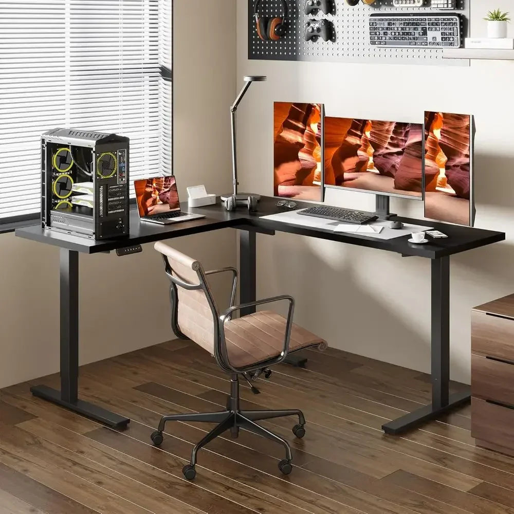 Aventra L-Shaped Electric Standing Desk