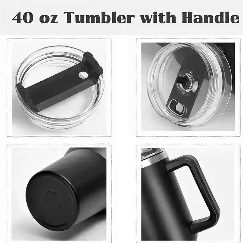 Insulated Water Cup with Straw