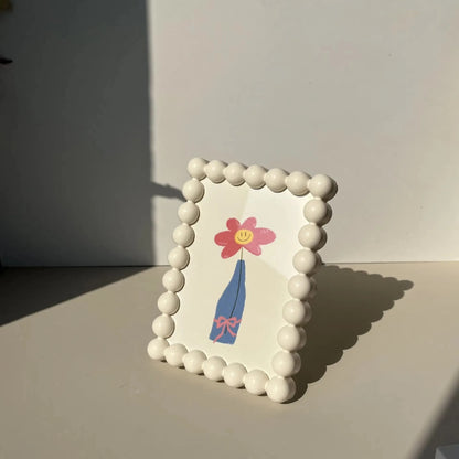 Round Bead Photo Frame