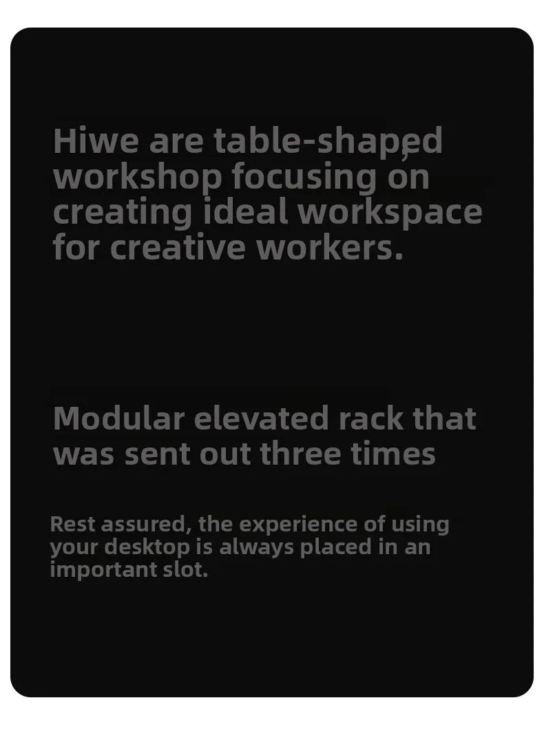DeskMaster Modular Monitor Riser & Workspace Organizer