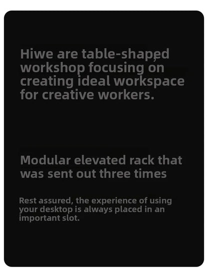DeskMaster Modular Monitor Riser & Workspace Organizer