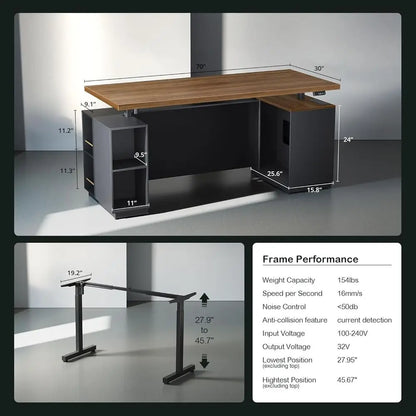 Radcliffe L-Shaped Standing Desk