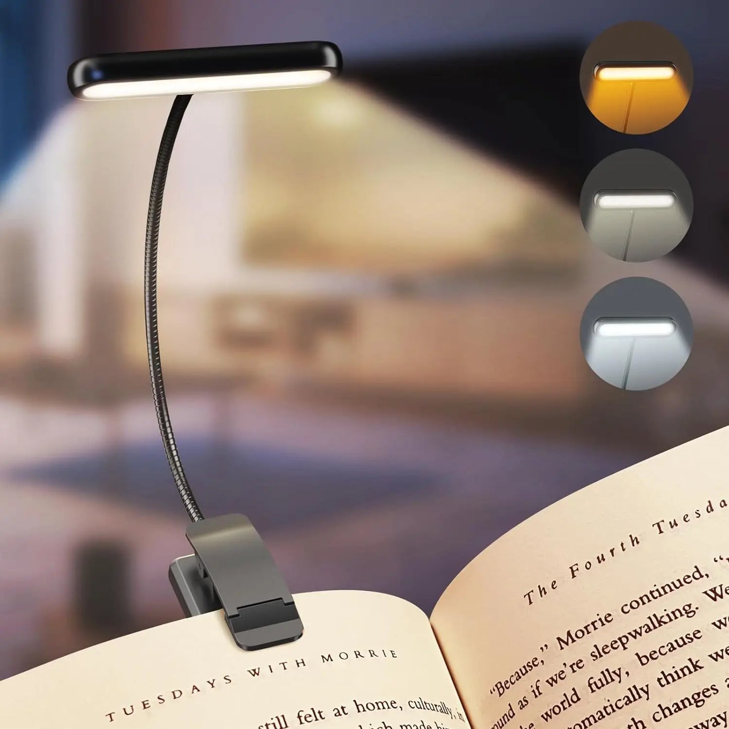 LED Reading Clip Light