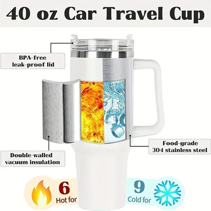 Insulated Water Cup with Straw