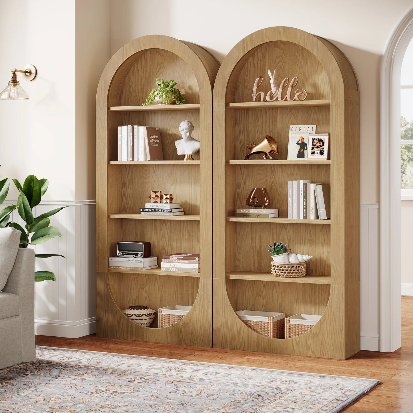 Aldermoor Arched Tall Bookshelf