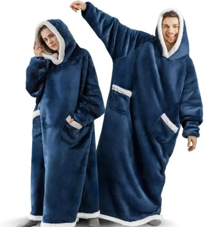 Oversized Fleece Blanket Hoodie