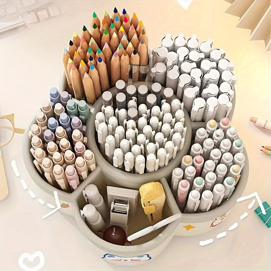 360° Rotating Desktop Pen Holder