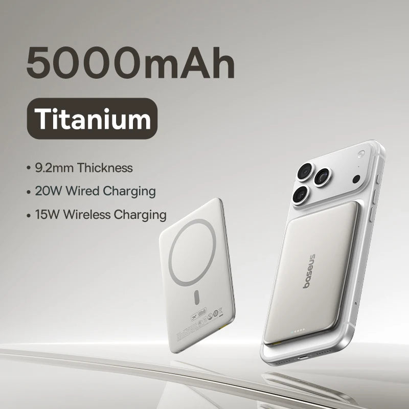 Baseus SlimCharge 5K MagSafe Bank
