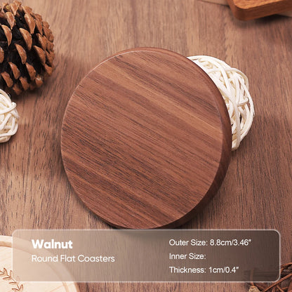 Solid Wood Round Coaster