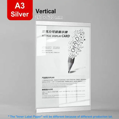 Magnetic Acrylic Photo Frame, Adhesive Mount