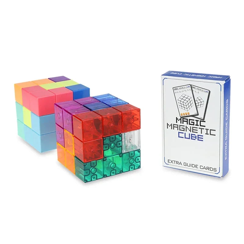 Magnetic Building Blocks Set - 7pc STEM Puzzle