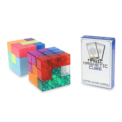 Magnetic Building Blocks Set - 7pc STEM Puzzle