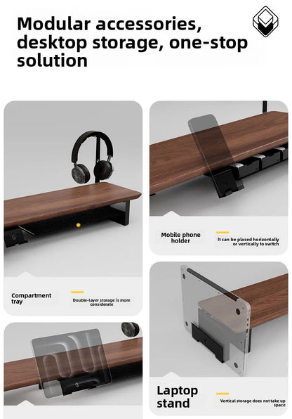 DeskMaster Modular Monitor Riser & Workspace Organizer