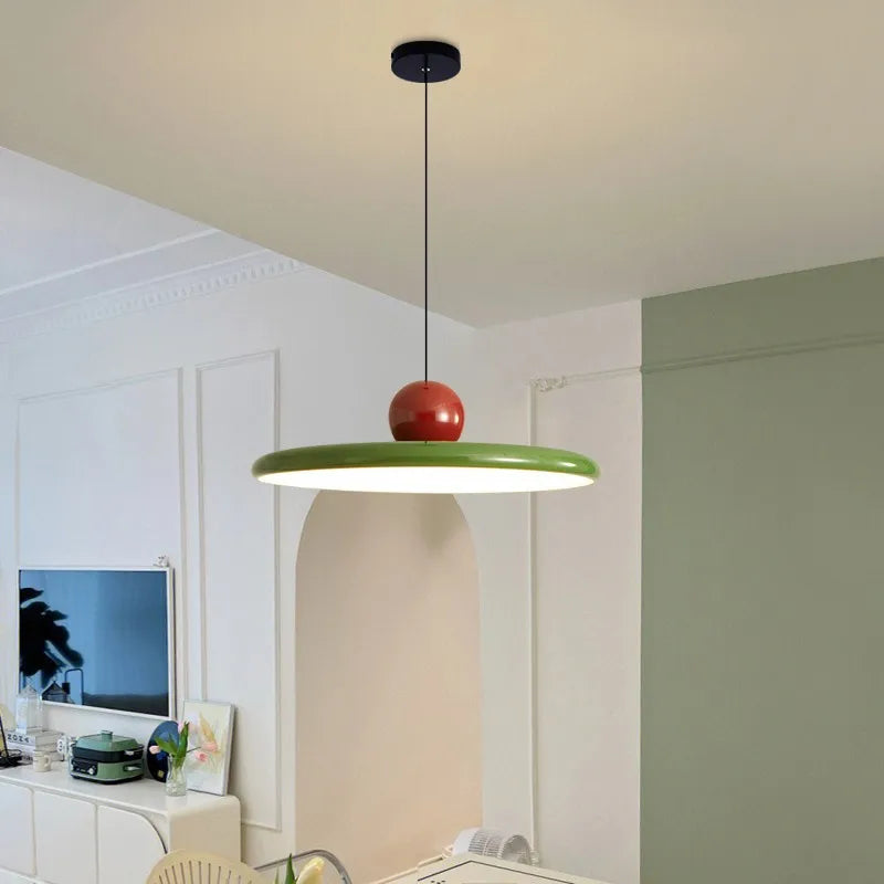 Saucer Pendant Light, Warm-to-Cool LED