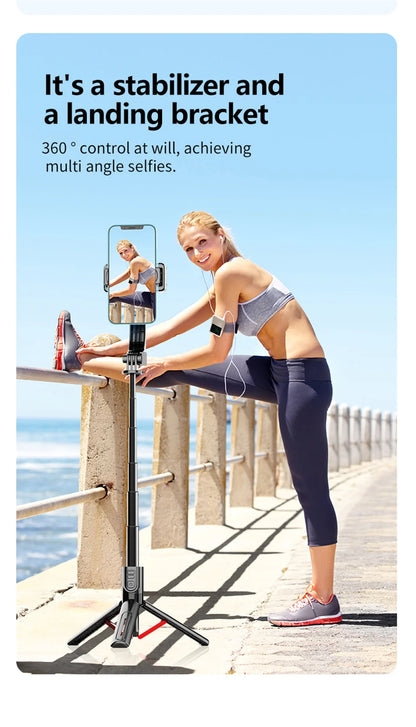 Wireless Bluetooth Gimbal Tripod