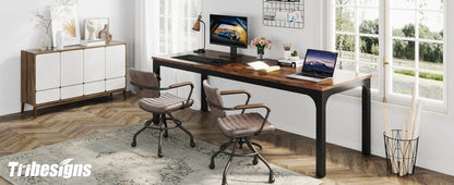 Tribesigns 78.7" Extra-Long Dual Workstation Desk