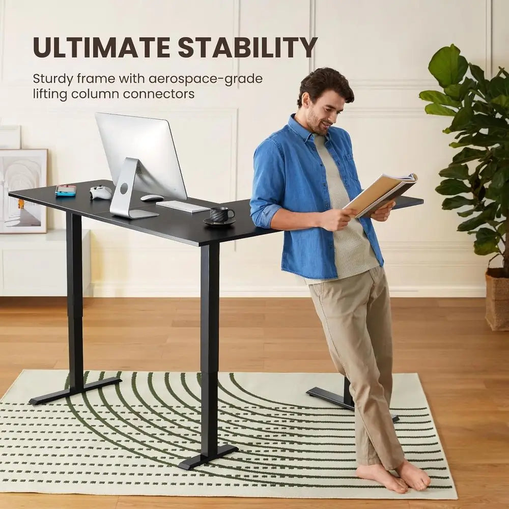 Large L-Shaped Standing Desk