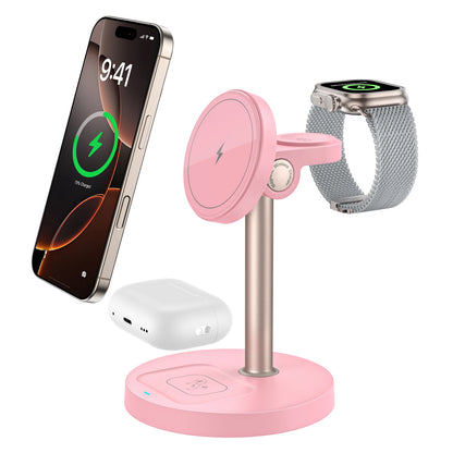 MagFusion Pro 3-in-1 Magnetic Wireless Charging Station