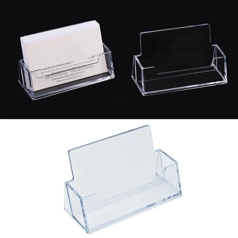 DeskAcrylic Clear Card Display Stand