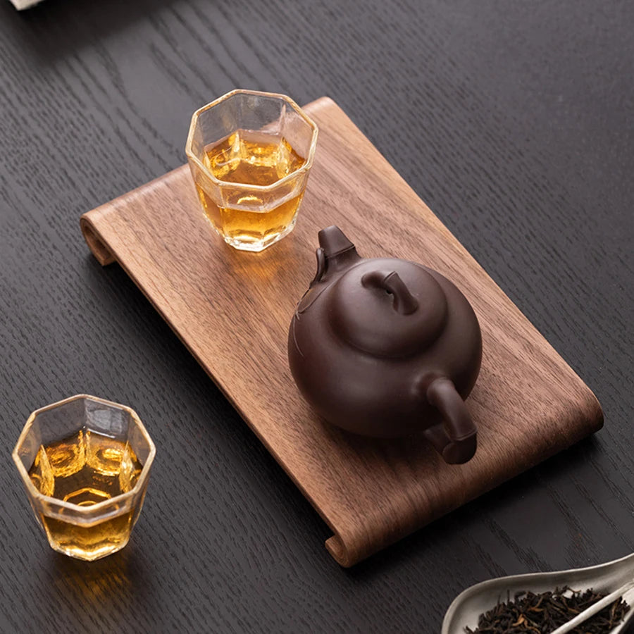 Rectangular Wooden Display Tray