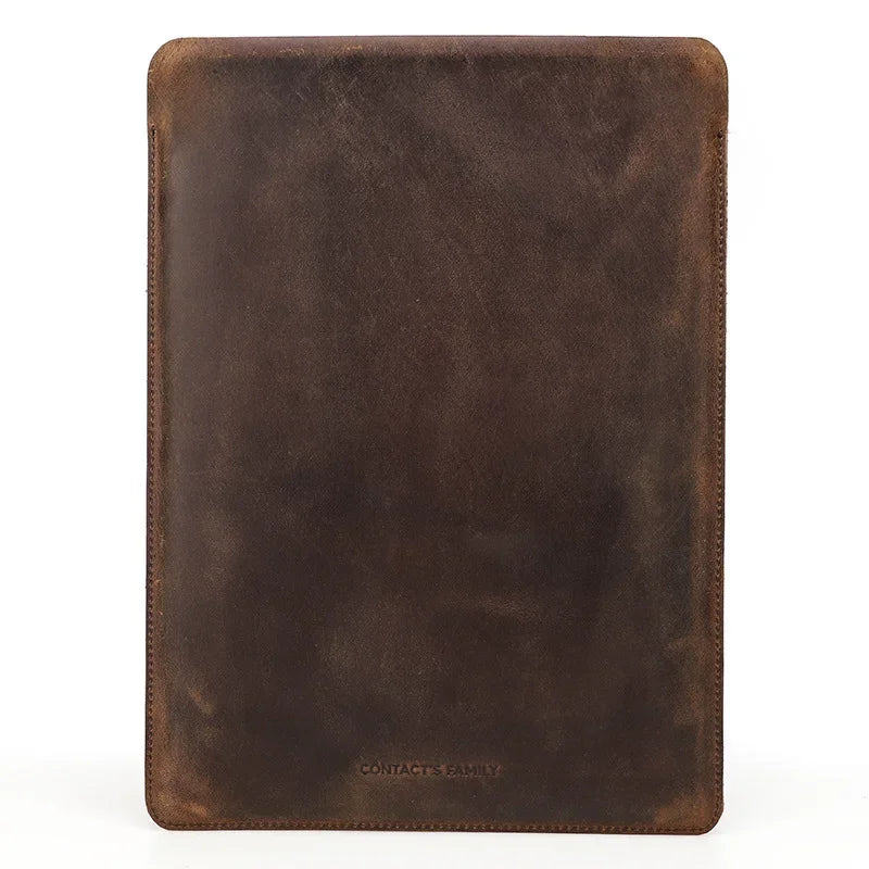 Hand-Made Cowhide Leather Laptop Bag