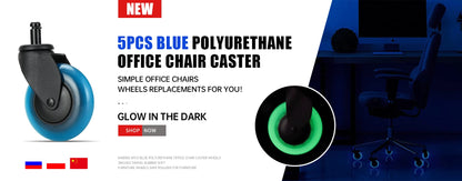 NAIERDI Office Chair Caster Wheels