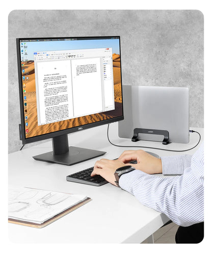 Adjustable Aluminum Vertical Laptop Stand