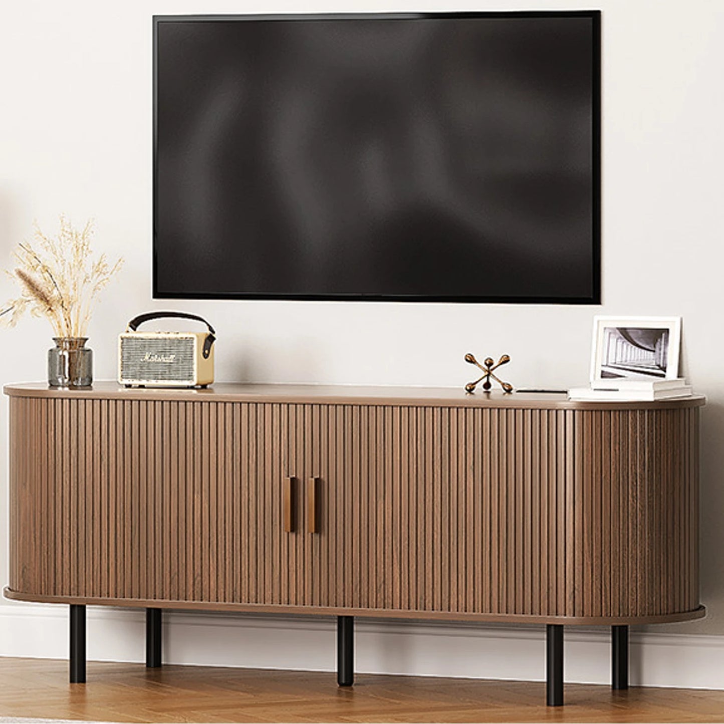 Emberly Sliding Door TV Console