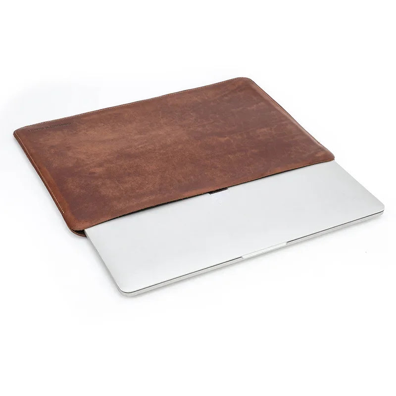 Hand-Made Cowhide Leather Laptop Bag